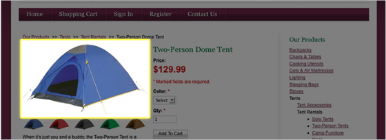 two-person dome tent green